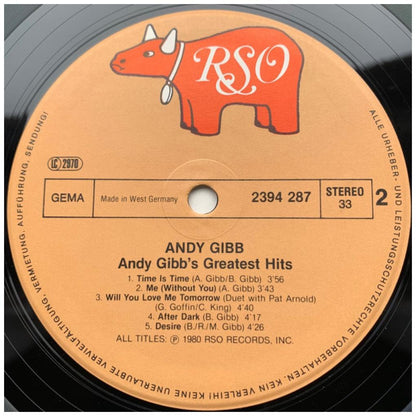 ANDY GIBB - GREATEST HITS | VINILO USADO