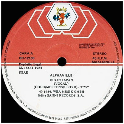 ALPHAVILLE - BIG IN JAPAN | 12'' MAXI SINGLE USADO