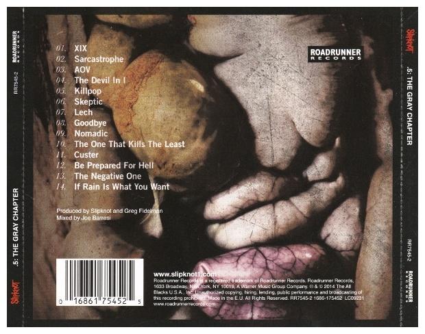 SLIPKNOT - 5: THE GRAY CHAPTER | CD