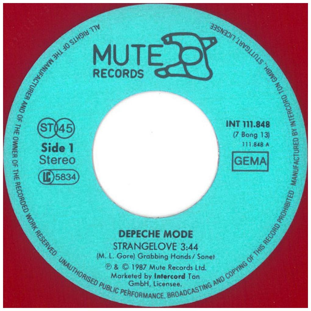DEPECHE MODE - STRANGE LOVE | 7" SINGLE USADO