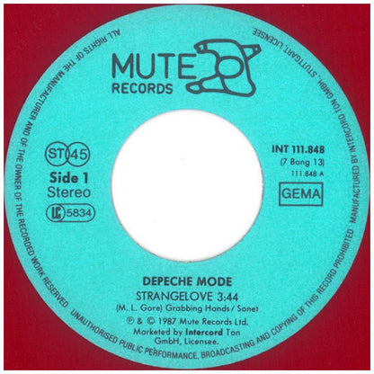 DEPECHE MODE - STRANGE LOVE | 7" SINGLE USADO