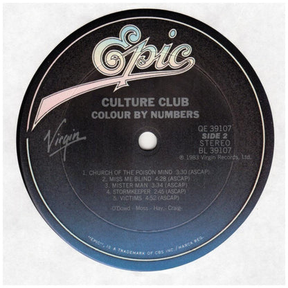 CULTURE CLUB - COLOUR BY NUMBERS | VINILO USADO