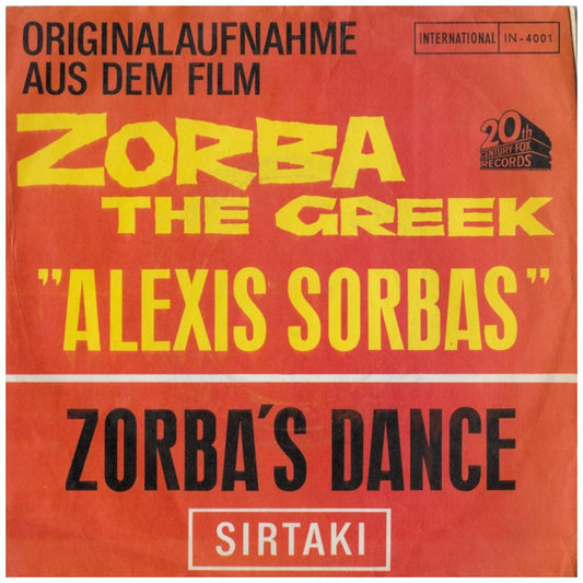 MIKIS THEODORAKIS - ZORBA'S DANCE, SIRTAKI | 7" SINGLE USADO