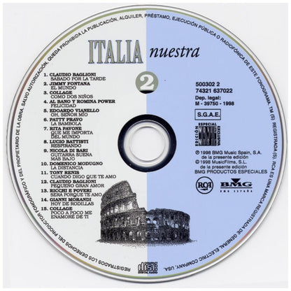 VARIOS - ITALIA NUESTRA 2 | CD USADO