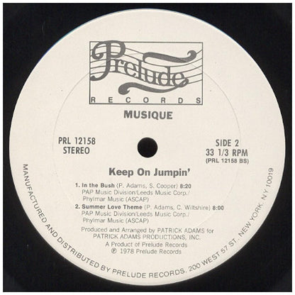 MUSIQUE - KEEP ON JUMPIN'N' | VINILO USADO