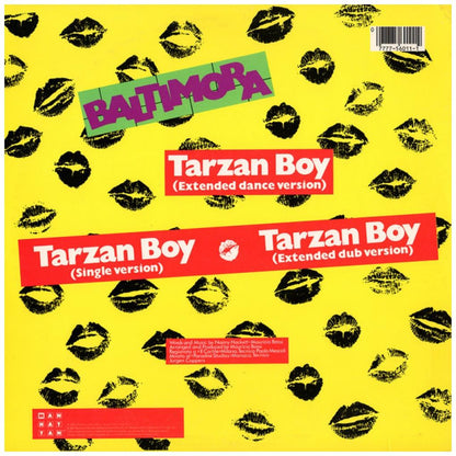 BALTIMORA - TARZAN BOY (PROMO COPY) | 12" MAXI SINGLE VINILO USADO