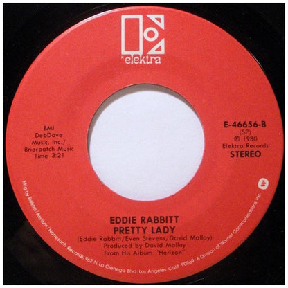 EDDIE RABBITT - DRIVIN' MY LIFE AWAY | 7" USADO