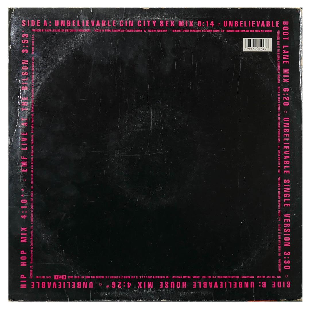 EMF - UNBELIEVABLE (REMIX) | 12" MAXI SINGLE USADO