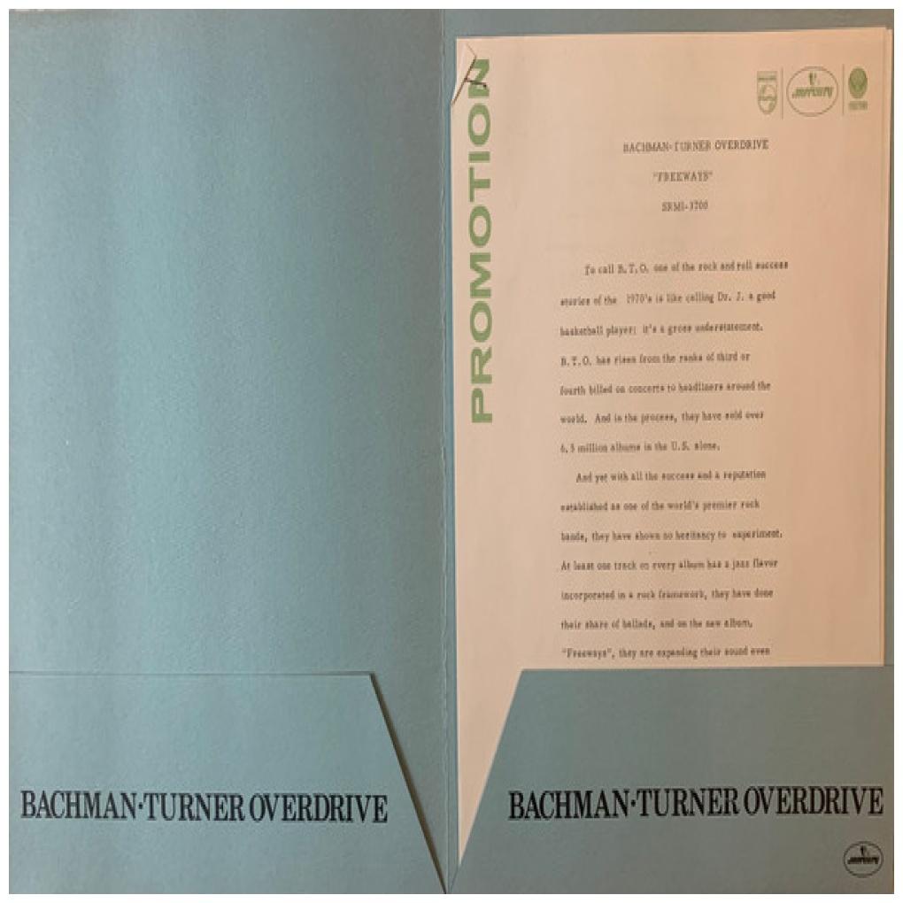 BUCHMAN TURNER OVERDRIVE - FREEWAYS | 7" SINGLE USADO