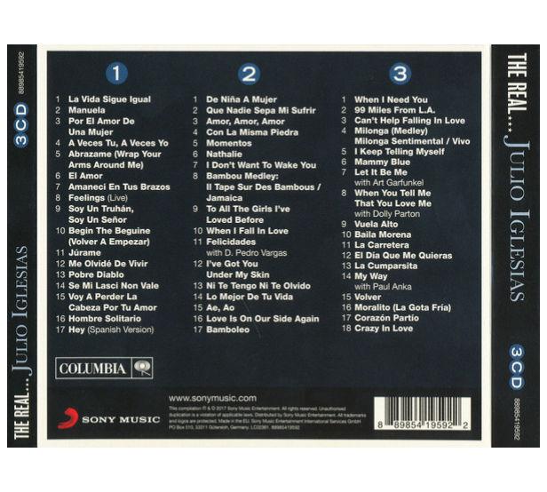 JULIO IGLESIAS - REAL ULTIMATE COLLECTION (3CD) | CD