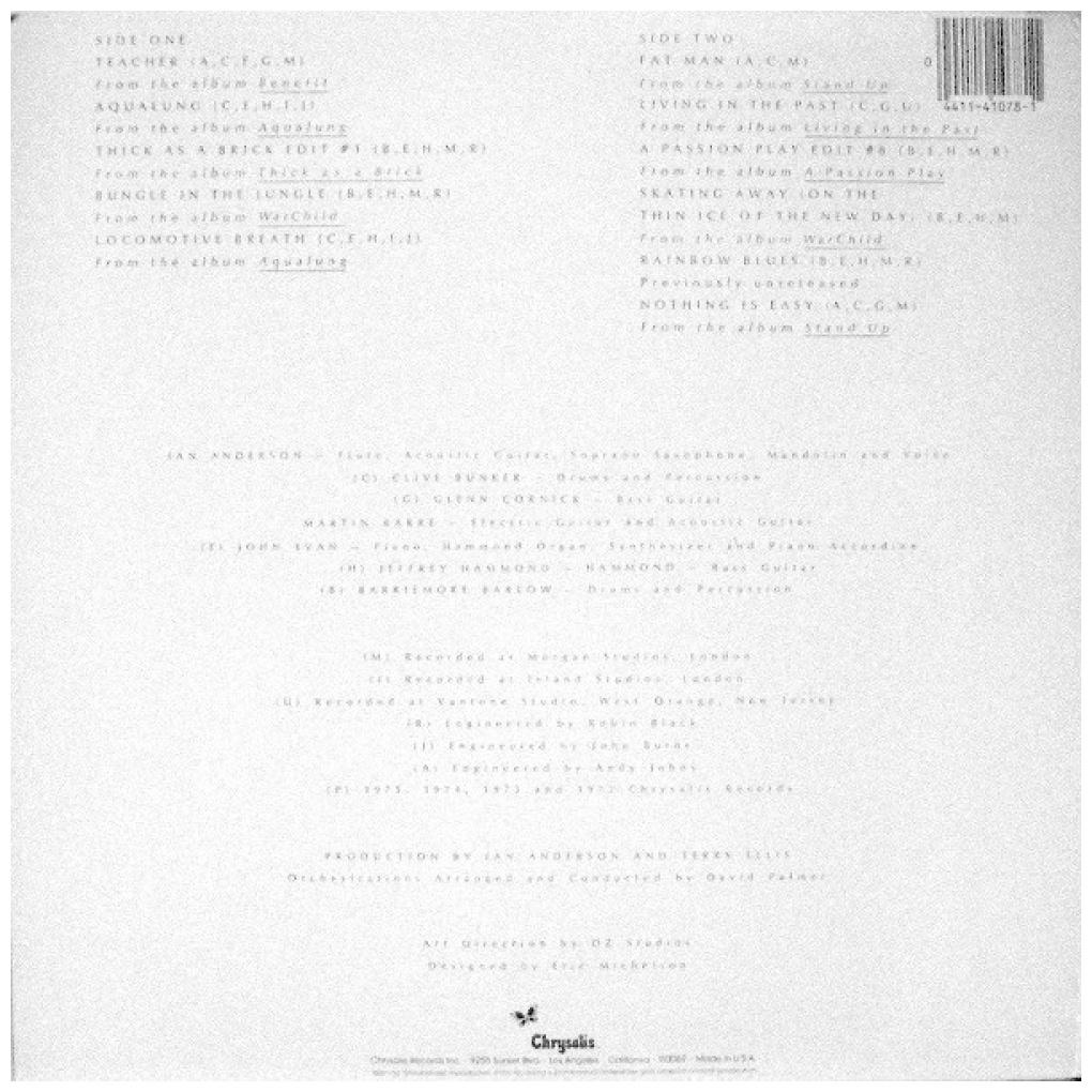 JETHRO TULL - "M.U.": THE BEST OF  | VINILO USADO