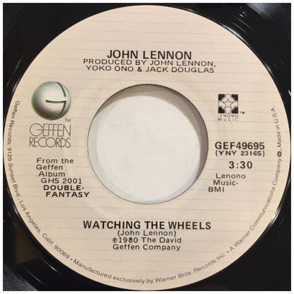 JOHN LENNON - WATCHING THE WHEELS | 7" SINGLE USADO