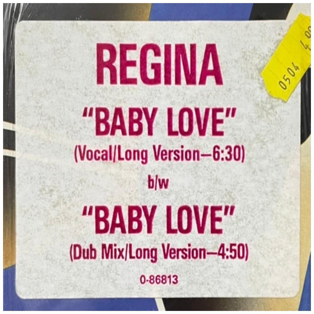 REGINA - BABY LOVE | 12'' MAXI SINGLE USADO
