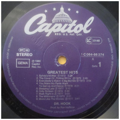 DR. HOOK - GREATEST HITS | VINILO USADO