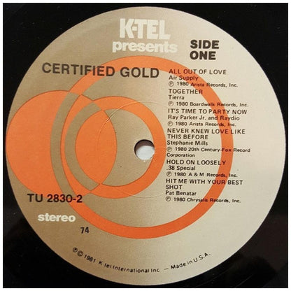 CERTIFIED GOLD - 24 SUPER STARS HITS (2LP) | VINILO USADO