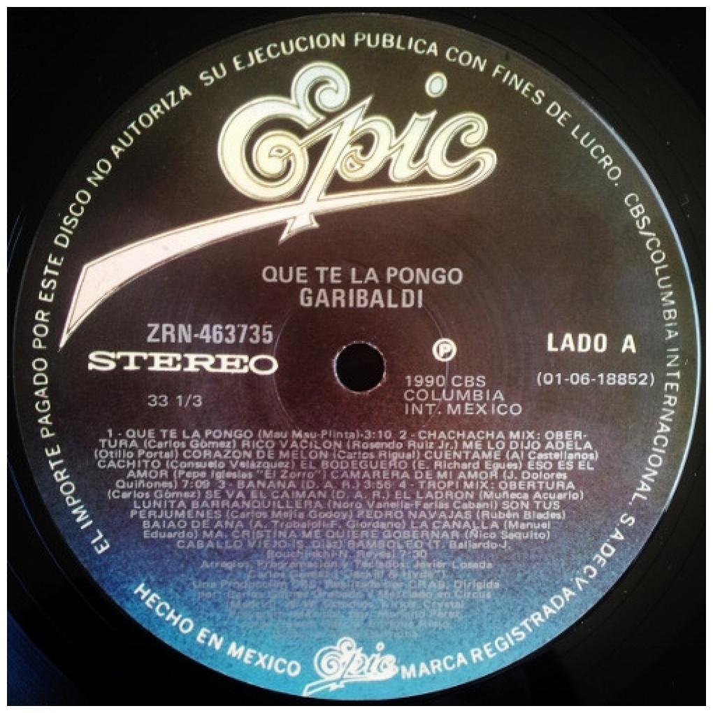 GARIBALDI - QUE TE LA PONGO | VINILO USADO