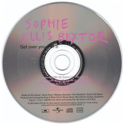 SOPHIE ELLIS BEXTOR - GET OVER YOU 3 REMIXES | CD