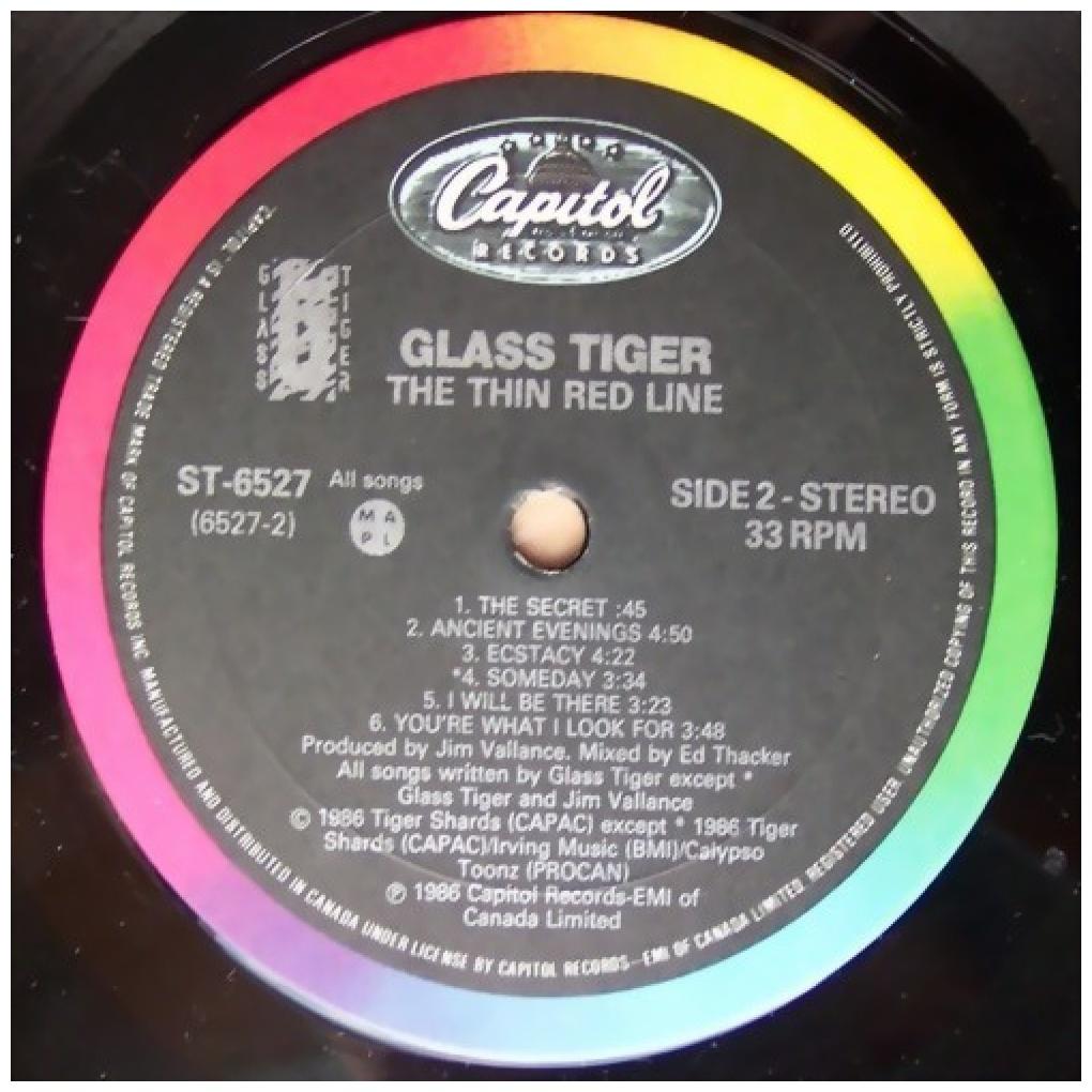 GLASS TIGER - THE THIN RED LINE (VDE-NUEVO/SELLADO) | VINILO USADO