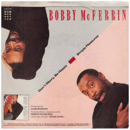 BOBBY McFERRIN - DON'T WORRY BE HAPPY | 7" SINGLE USADO
