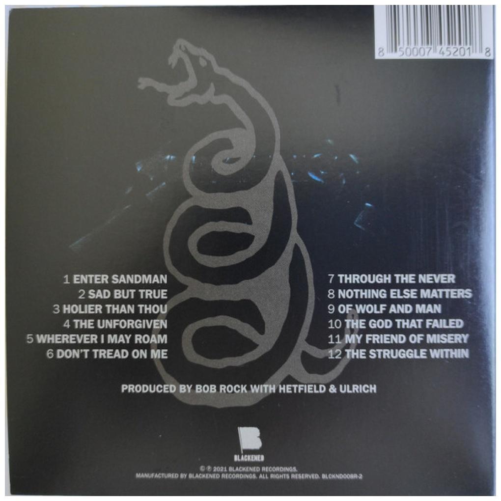 METALLICA - METALLICA THE BLACK ALBUM (REMASTERED) | CD