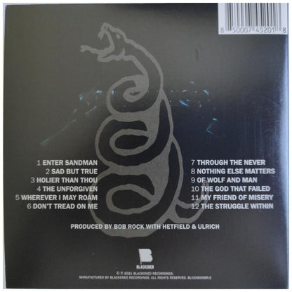 METALLICA - METALLICA THE BLACK ALBUM (REMASTERED) | CD