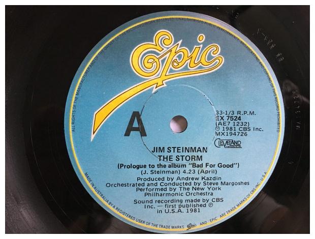 JIM STEINMAN - ROCK AND ROLL DREAMS COME THROUGH | 7" SINGLE USADO