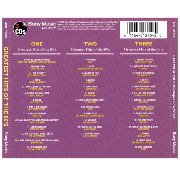 GREATEST HITS OF THE 80 S - 80 S HITS (3CD) | CD