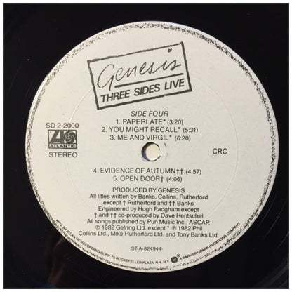 GENESIS - THREE SIDES LIVE (2LP) | VINILO USADO