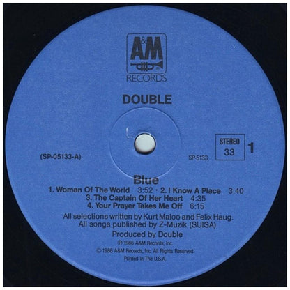 DOUBLE - BLUE | 7" SINGLE USADO
