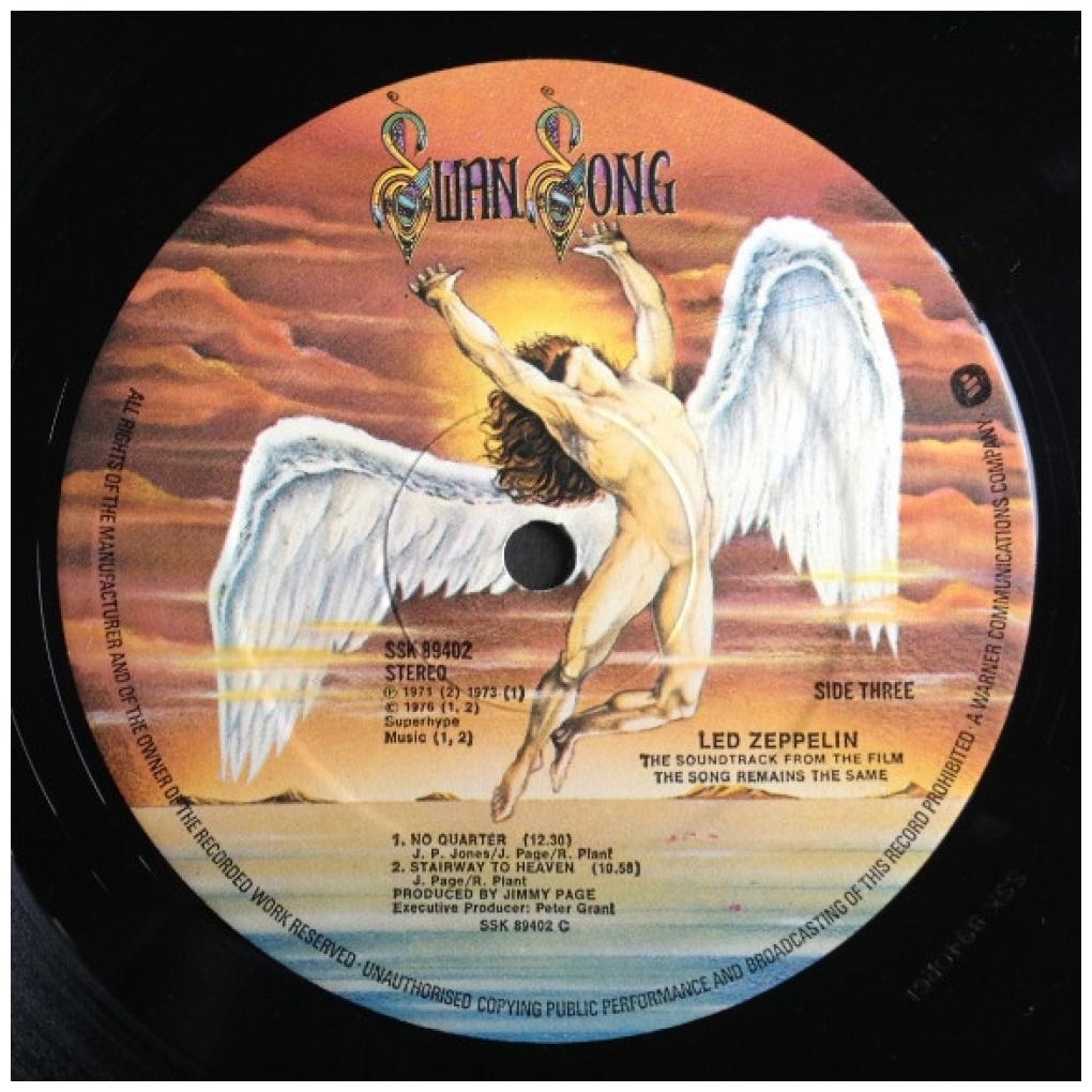 LED ZEPPELIN - THE SONGS REMAINS THE SAME: O.S.T. | VINILO USADO