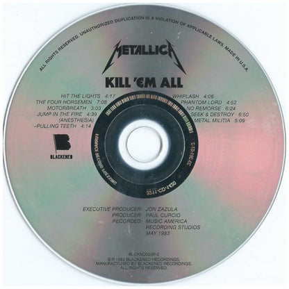 METALLICA - KILL EM ALL | CD