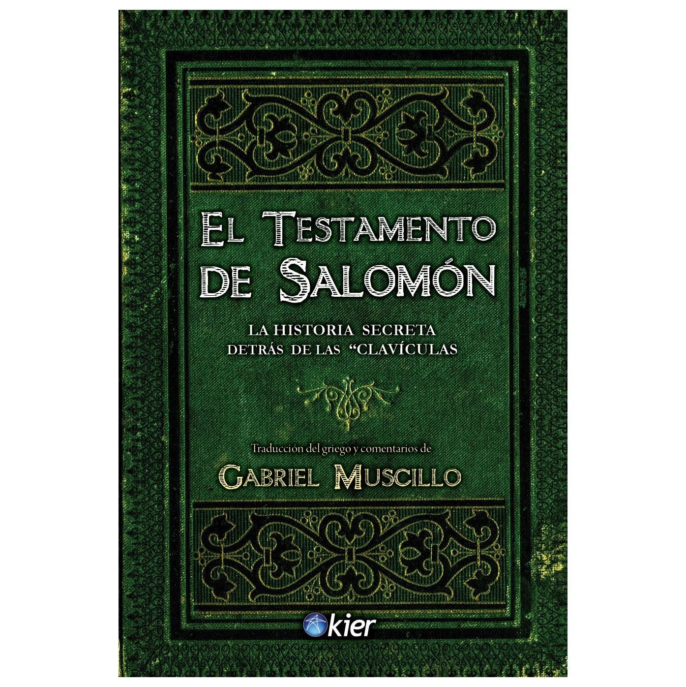 EL TESTAMENTO DE SALOMÓN (TAPA BLANDA) - GABRIEL MUSCILLO | LIBRO
