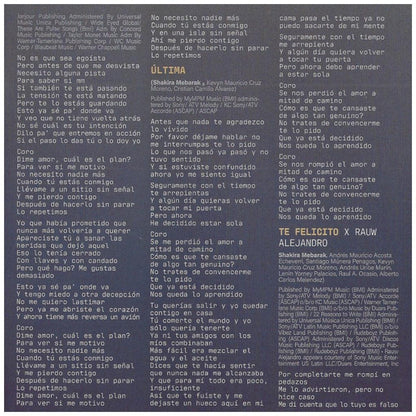 SHAKIRA - LAS MUJERES YA NO LLORAN | CD