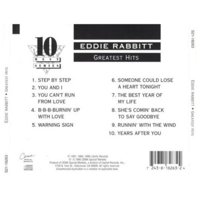 EDDIE RABBITT - GREATEST HITS | CD