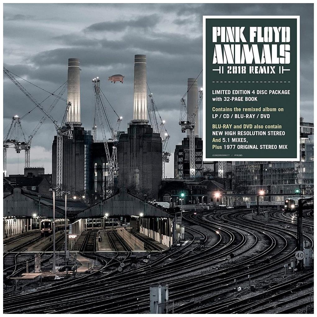 PINK FLOYD - ANIMALS (DELUXE REMIX) (1LP+1CD+1DVD+1BLU-RAY) (HARDBACK BOOK) | BOXSET