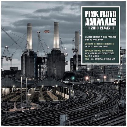 PINK FLOYD - ANIMALS (DELUXE REMIX) (1LP+1CD+1DVD+1BLU-RAY) (HARDBACK BOOK) | BOXSET