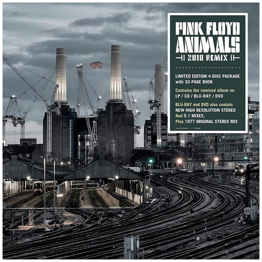 PINK FLOYD - ANIMALS (DELUXE REMIX) (1LP+1CD+1DVD+1BLU-RAY) (HARDBACK BOOK) | BOXSET