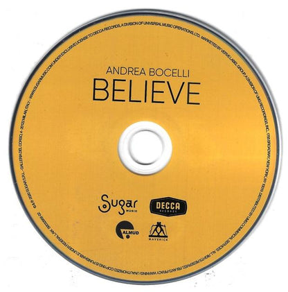 ANDREA BOCELLI - BELIEVE | CD