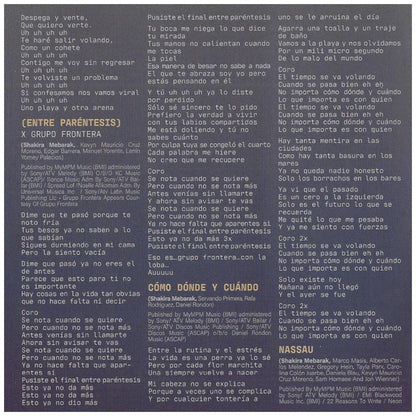 SHAKIRA - LAS MUJERES YA NO LLORAN | CD