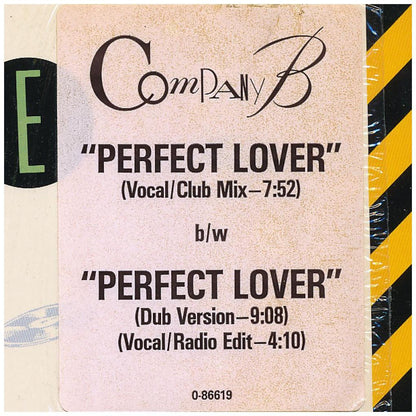 COMPANY B - PERFECT LOVER NUEVO/SELLADO | 12'' MAXI SINGLE USADO