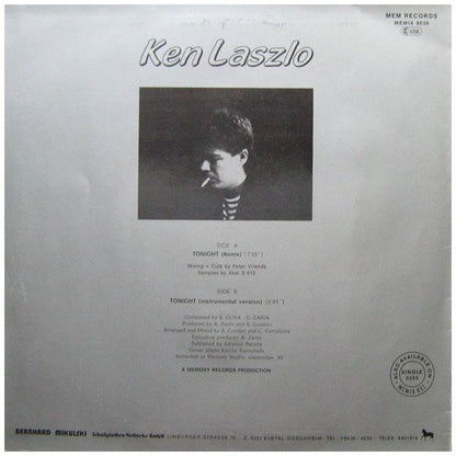 KEN LASZLO - TONIGHT (REMIX) | 12'' MAXI SINGLE USADO