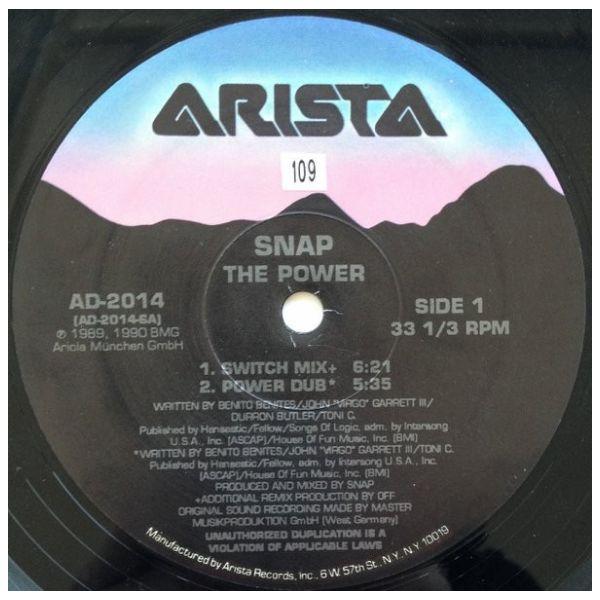 SNAP - THE POWER | 12" MAXI SINGLE USADO