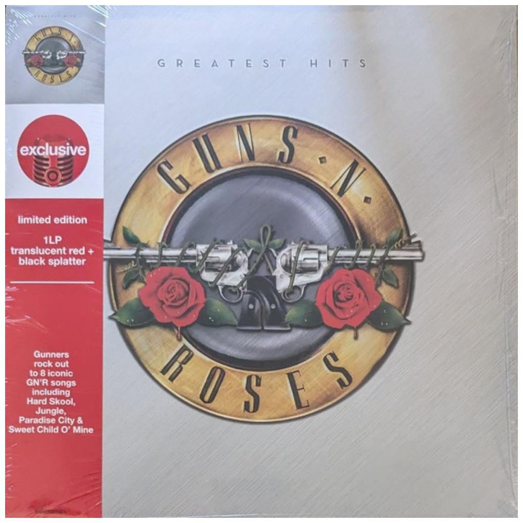 GUNS 'N ROSES - GREATEST HITS (EXCLUSIVE LTD EDITION) (TRANSLUCENT RED/BLACK SPLATTER VINYL) | VINILO