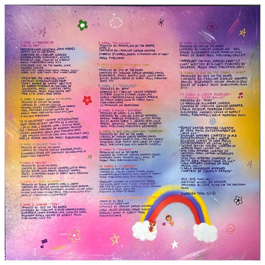 KAROL G - MANANA SERA BONITO (2LP) (CLEAR VINYL) | VINILO