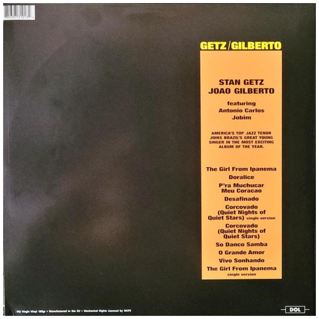 STAN GETZ & JOAO GILBERTO - GETZ/GILBERTO | VINILO
