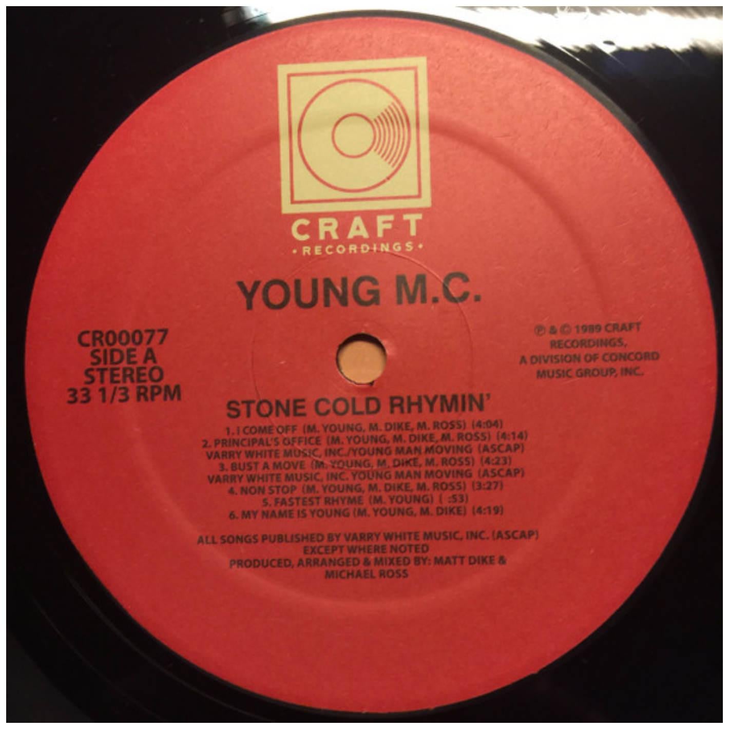 YOUNG MC - STONE COLD RHYMIN  | VINILO