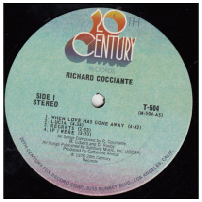 RICHARD COCCIANTE - RICHARD COCCIANTE | VINILO