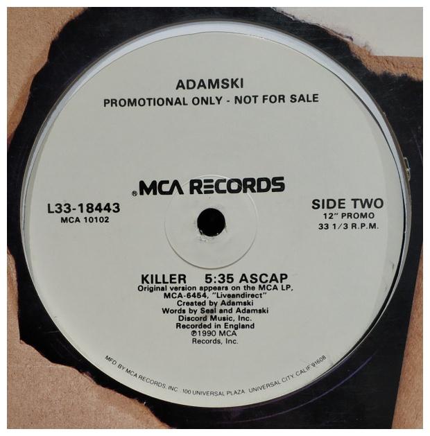 ADAMSKI - KILLER | 12" MAXI SINGLE USADO