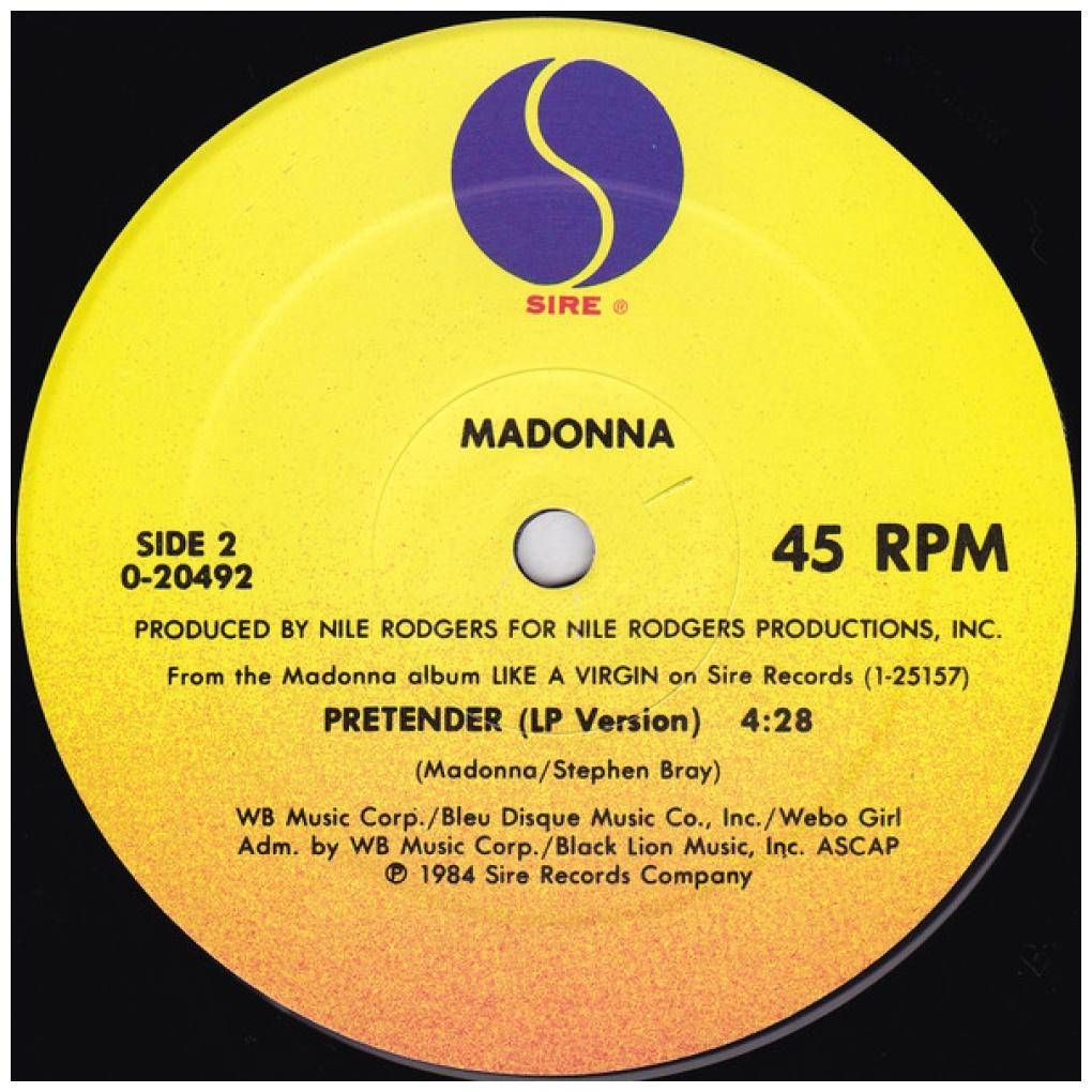 MADONNA - PAPA DON'T PREACH | 12'' MAXI SINGLE USADO