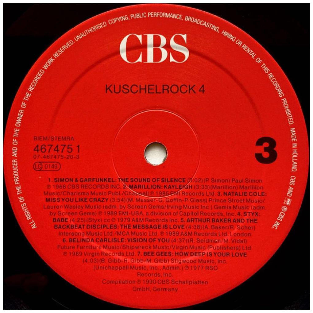 KUSCHELROCK 4 - VARIOUS ARTISTS (3LP) | VINILO USADO